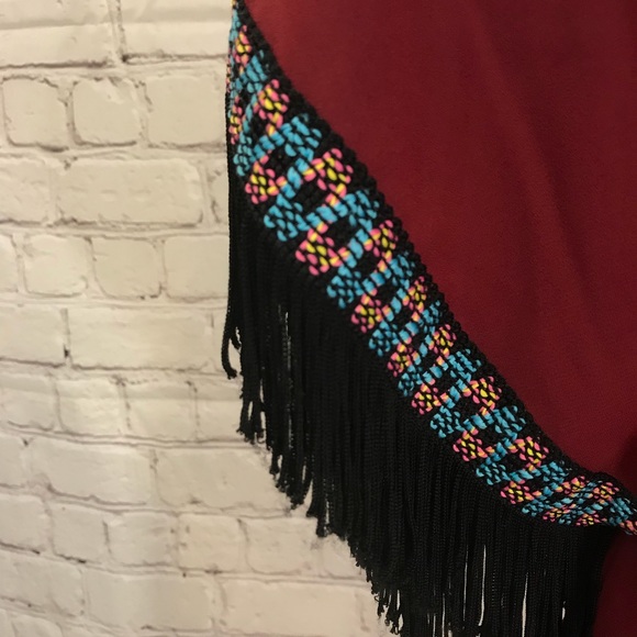 Zouk Fringe Tribal Dress NWOT - Picture 3 of 6